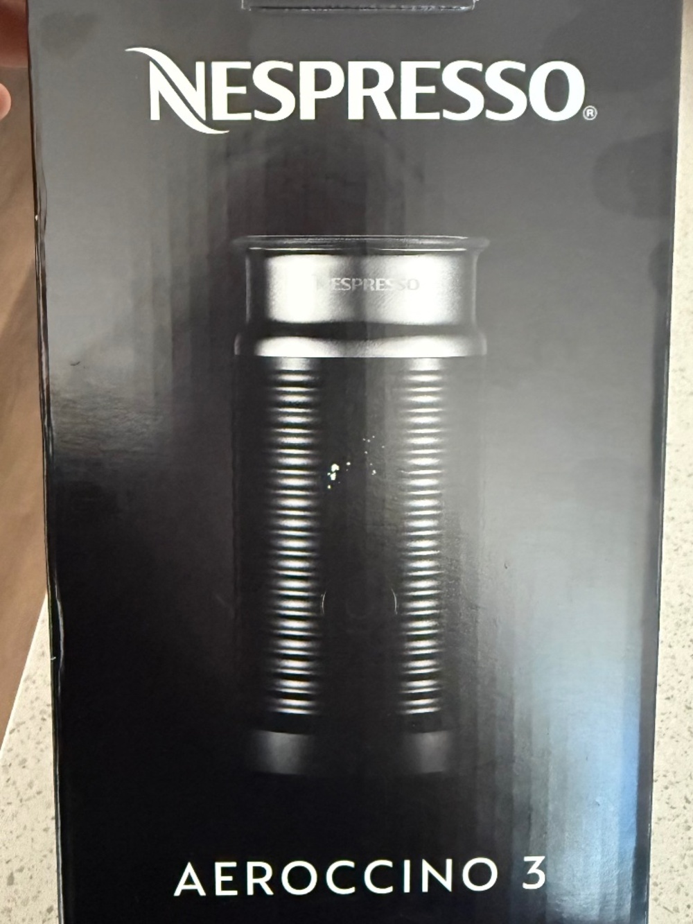 Nespresso Aeroccino 3 Electric Milk Frother - Black (3694-US-BK)